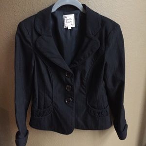Nanette Lepore Black Skirt Suit Jacket 6 - Skirt 8
